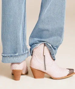 Shoes | Very G Jim Western Ankle Boot Nude
