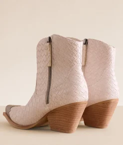 Shoes | Very G Jim Western Ankle Boot Nude