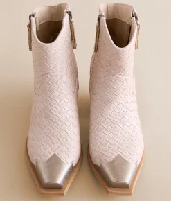 Shoes | Very G Jim Western Ankle Boot Nude