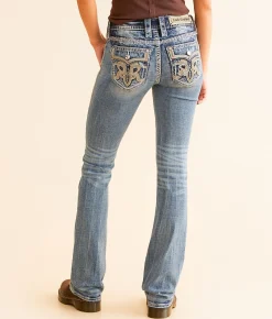 Bottoms | Rock Revival Jiselle Low Rise Boot Stretch Jean Jiselle B226