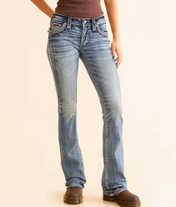 Bottoms | Rock Revival Jiselle Low Rise Boot Stretch Jean Jiselle B226