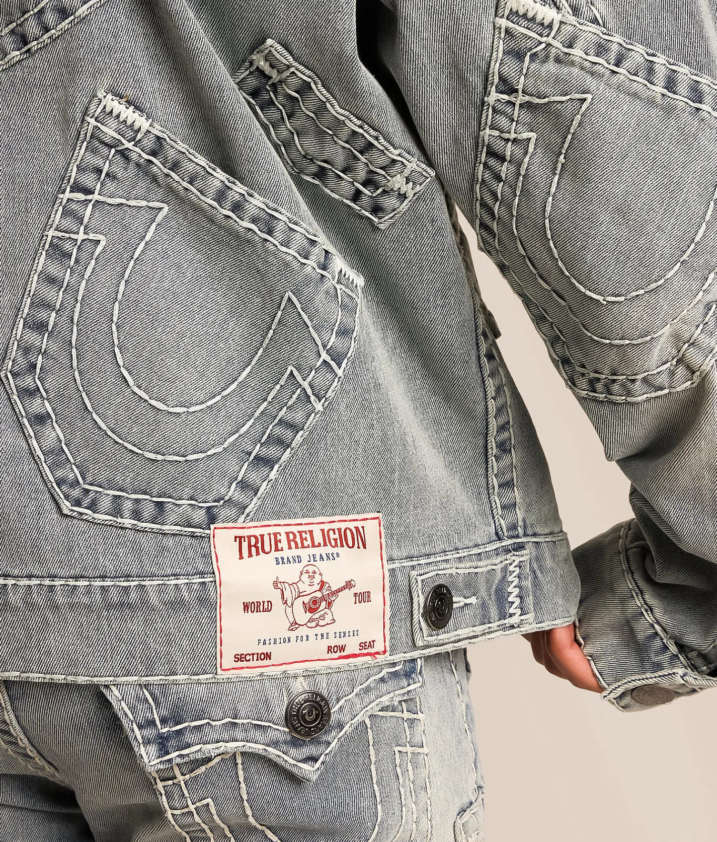 Tops|Coats & Jackets | True Religion JKT Multi Super Denim Jacket Grendal Light Wash