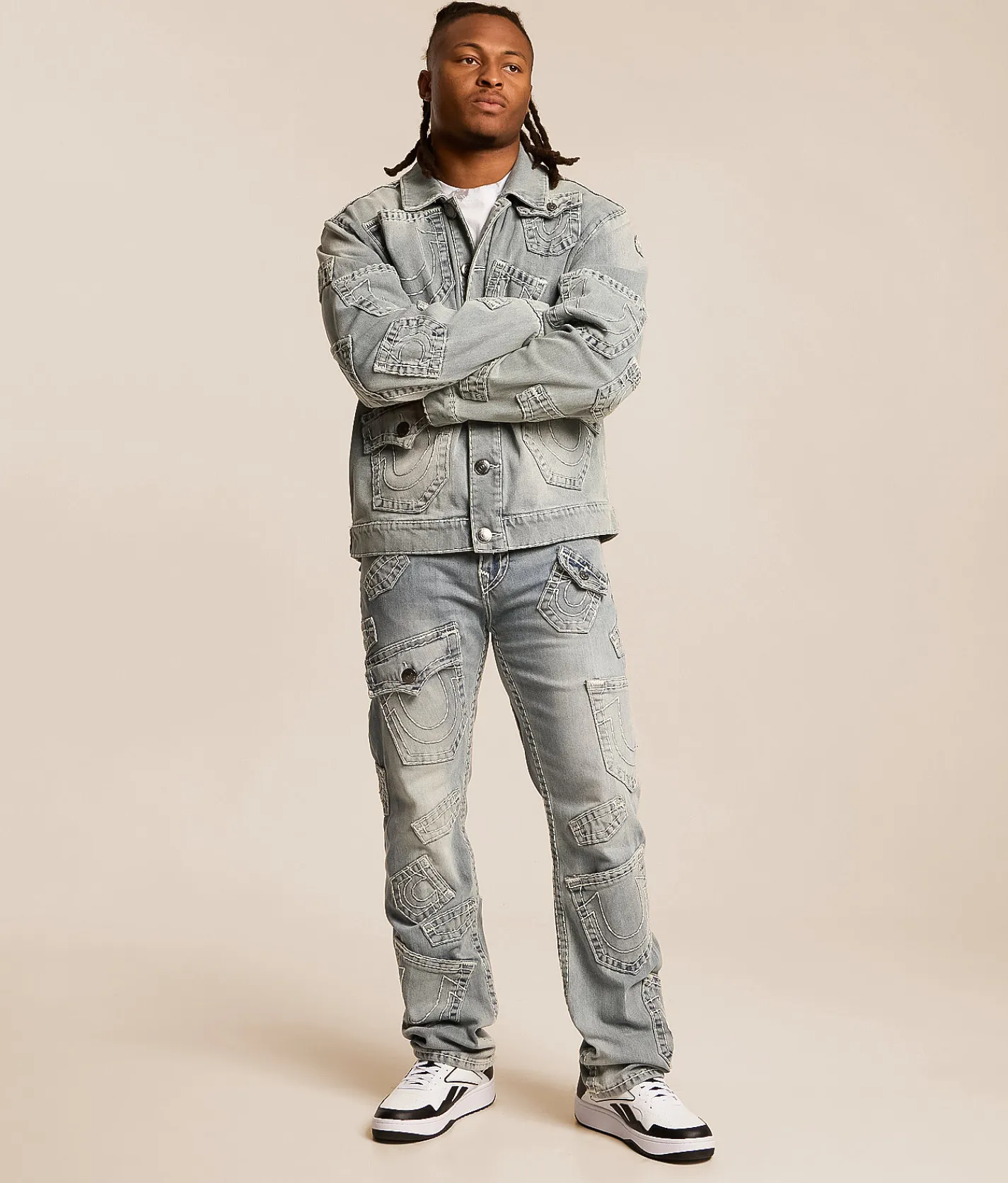 Tops|Coats & Jackets | True Religion JKT Multi Super Denim Jacket Grendal Light Wash