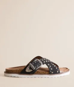 Very G Jocilyn Western Glitz Sandal Taupe Outlet