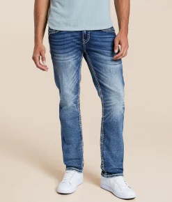 Rock Revival Johnnie Alternative Straight Stretch Jean Johnnie J205 New