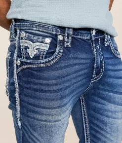Rock Revival Johnnie Alternative Straight Stretch Jean Johnnie J205 New