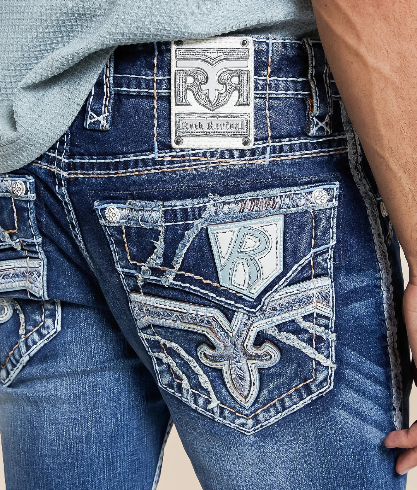 Rock Revival Johnnie Alternative Straight Stretch Jean Johnnie J205 New