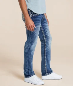 Rock Revival Johnnie Alternative Straight Stretch Jean Johnnie J205 New