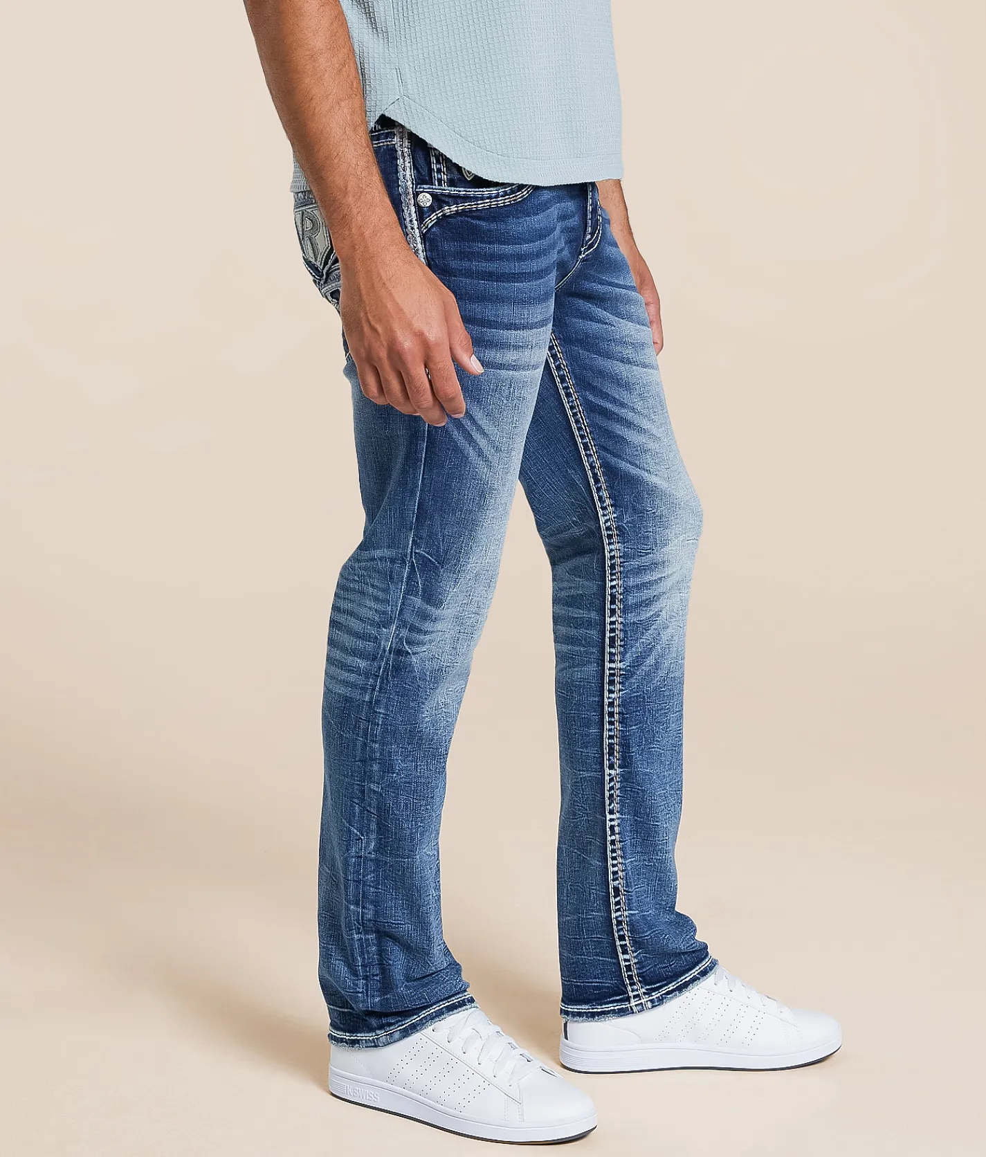 Rock Revival Johnnie Alternative Straight Stretch Jean Johnnie J205 New