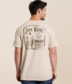 Hooey John Wayne T-Shirt Whitecap Gray Best