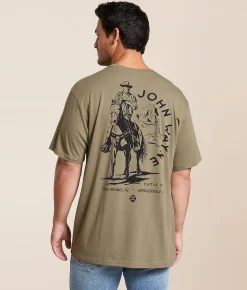 Hooey John Wayne T-Shirt Olive Best