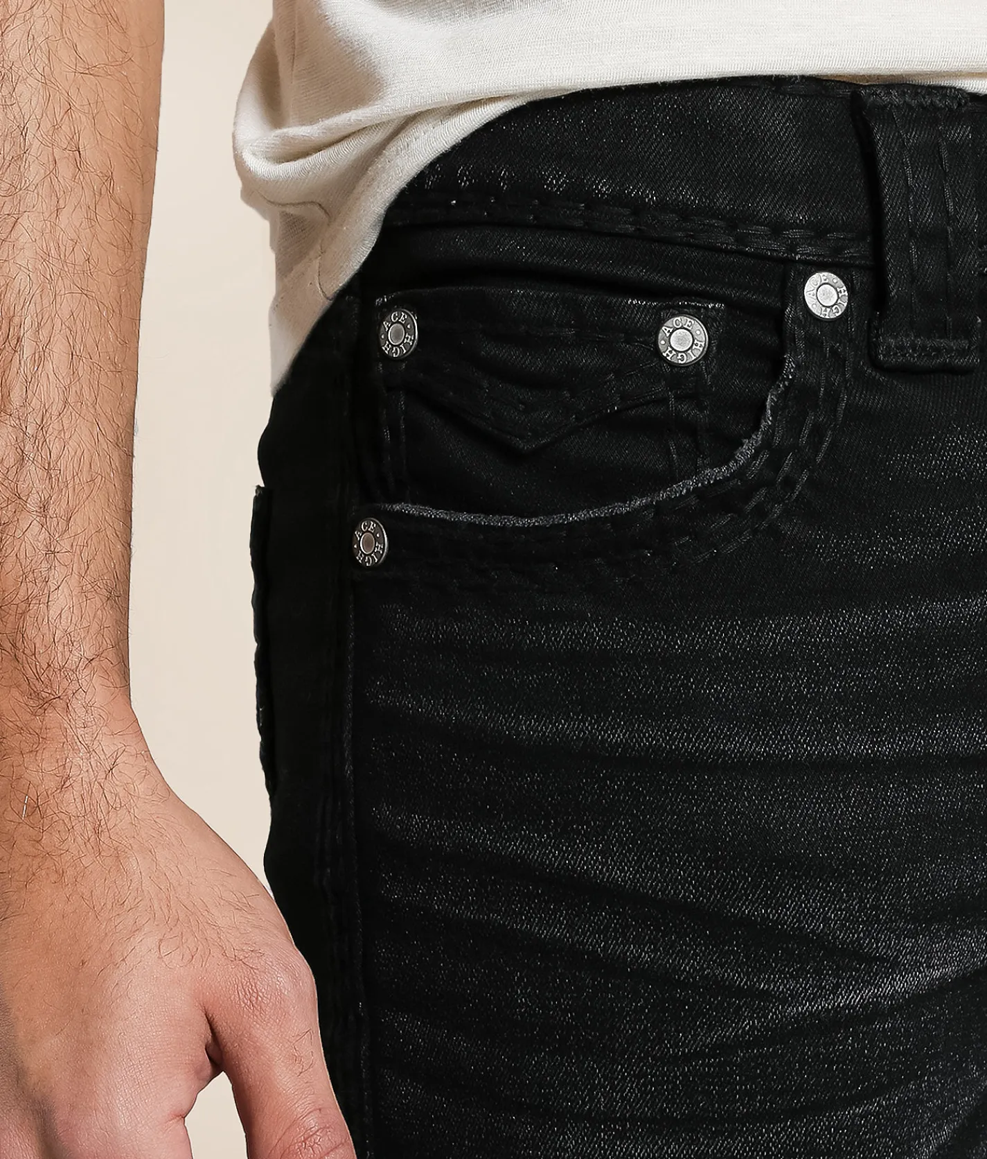 Bottoms | Ace High Joker Slim Boot Stretch Jean Checkmate