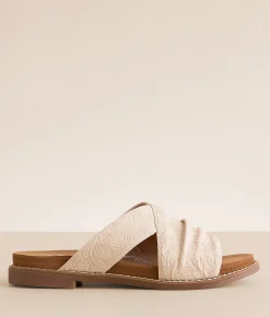 Very G Jolene Tooled Sandal Cream