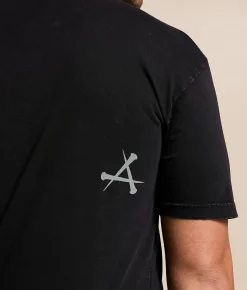 Affliction Jomsborg T-Shirt Black Lava Wash Online
