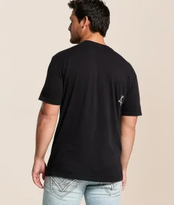 Affliction Jomsborg T-Shirt Black Lava Wash Online