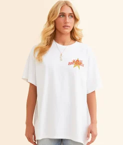 Merch Traffic Jonas Brothers Oversized Band T-Shirt White Discount