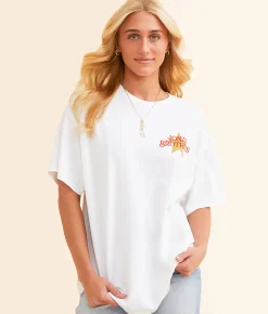 Merch Traffic Jonas Brothers Oversized Band T-Shirt White Discount