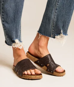Very G Jordyn Tooled Sandal Chocolate