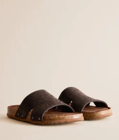 Very G Jordyn Tooled Sandal Chocolate