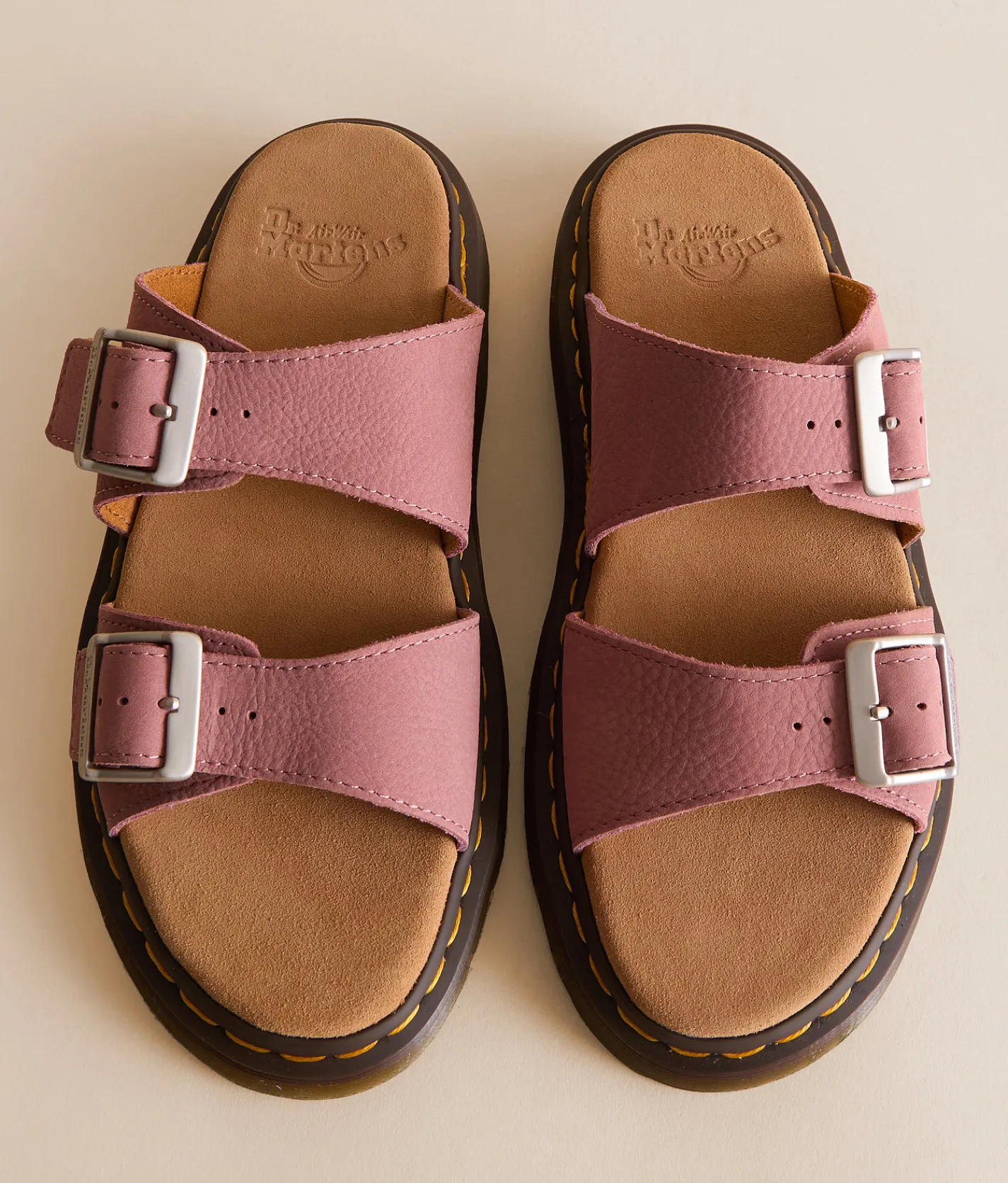Dr. Martens Josef Suede Sandal Dusty Rose