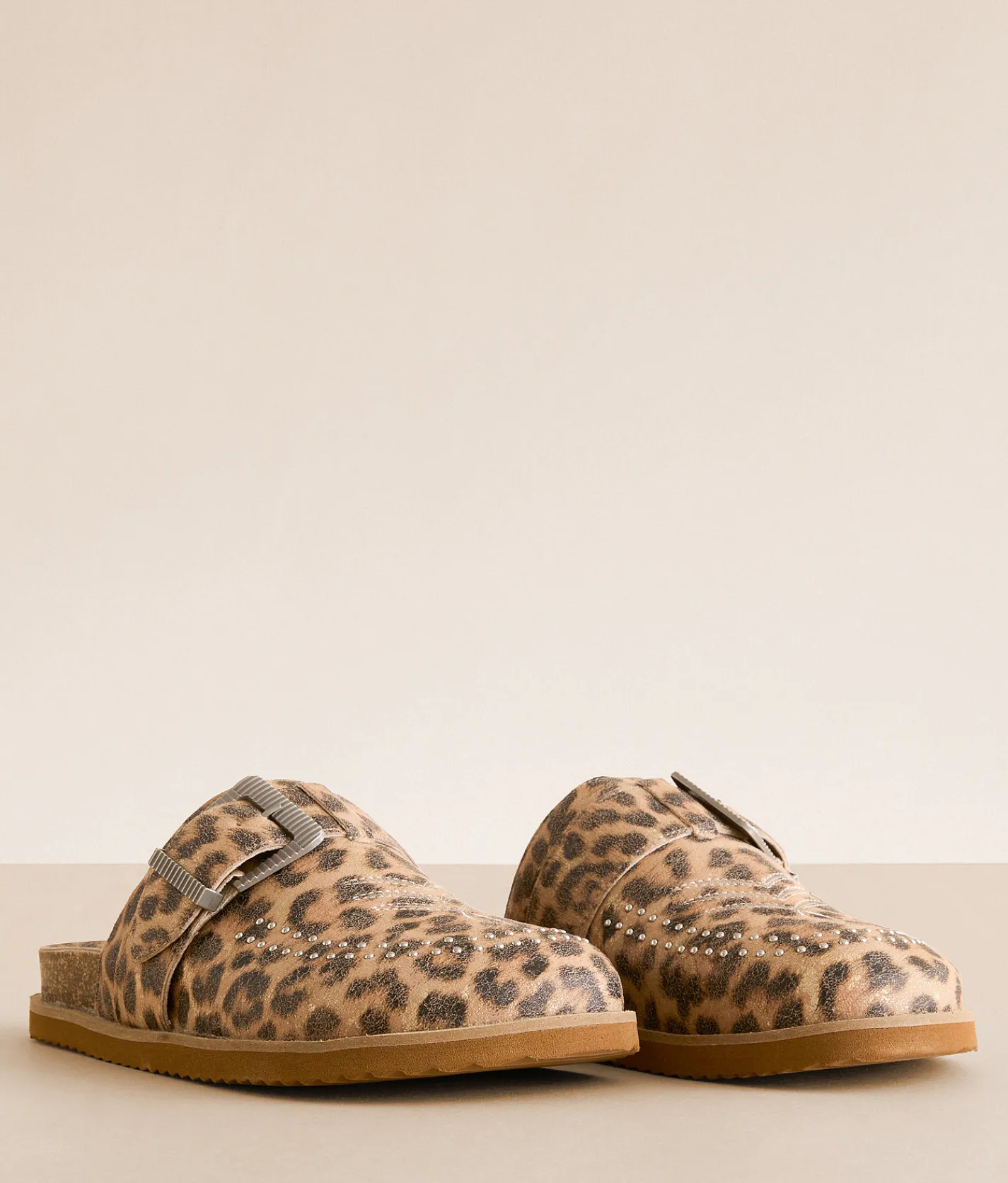 Shoes | Mi.iM Josephine Studded Clog Leopard