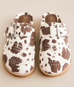 Shoes | Mi.iM Josephine Studded Clog Cow Brown