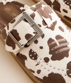 Shoes | Mi.iM Josephine Studded Clog Cow Brown