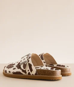 Shoes | Mi.iM Josephine Studded Clog Cow Brown