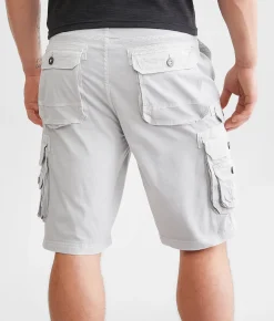 BKE Joshua Cargo Stretch Short Light Grey