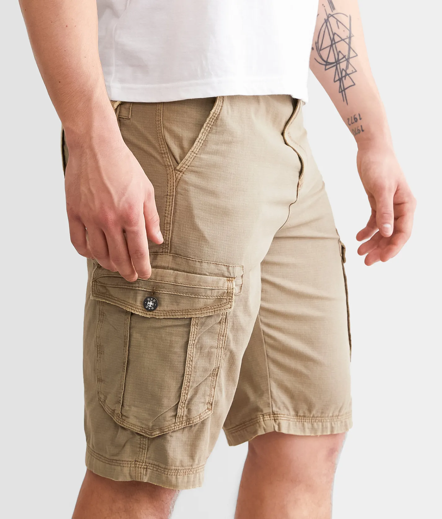 Bottoms|Shorts | BKE Josiah Cargo Short Vintage Khaki
