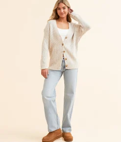 Tops | Z Supply Josie Cozy Cardigan Sweater Light Oatmeal Heather