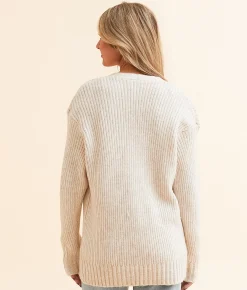 Tops | Z Supply Josie Cozy Cardigan Sweater Light Oatmeal Heather