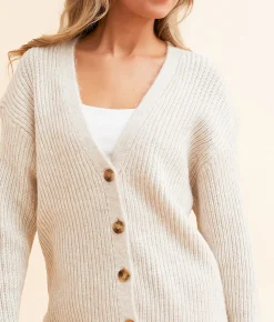 Tops | Z Supply Josie Cozy Cardigan Sweater Light Oatmeal Heather