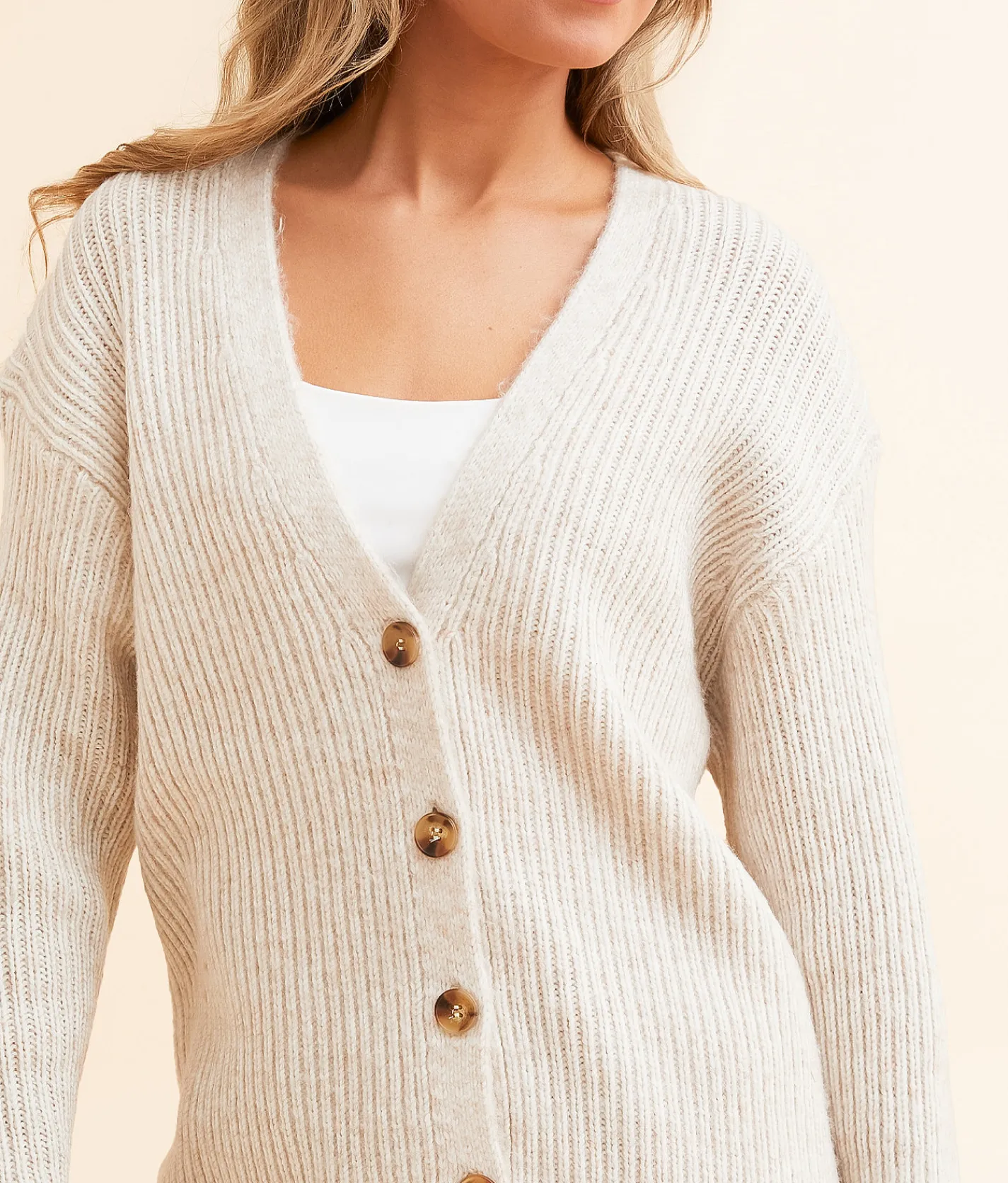 Tops | Z Supply Josie Cozy Cardigan Sweater Light Oatmeal Heather