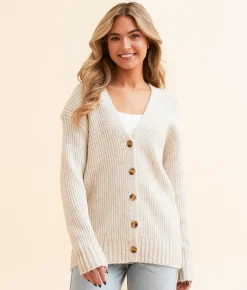Tops | Z Supply Josie Cozy Cardigan Sweater Light Oatmeal Heather