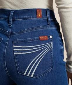 7 For All Mankind Jo Wide Leg Stretch Jean Crater Discount