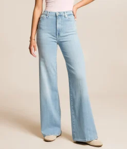 7 For All Mankind Jo Wide Leg Stretch Jean Indigo Bloom Outlet