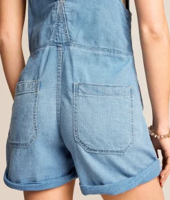 Rompers & Jumpsuits | Free People Jude Overall Short Light Indigo