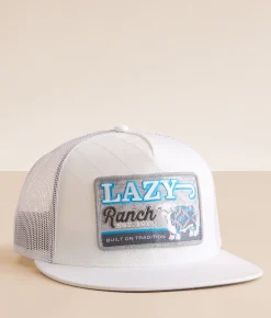 Accessories | Lazy J Ranch Wear Jugged Head Trucker Hat White