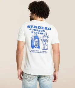 Graphic T-Shirts | Sendero Provisions Co. Jukebox Repair T-Shirt Vintage White