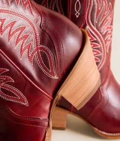 Shoes | Ariat Julietta Leather Western Boot Red Alert