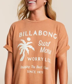 Tops | Billabong Jumps In Water Tomboy T-Shirt Sunburnt