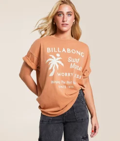 Tops | Billabong Jumps In Water Tomboy T-Shirt Sunburnt
