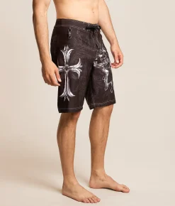 Affliction Jump Stretch Boardshort Black Sale