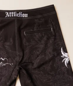 Affliction Jump Stretch Boardshort Black Sale