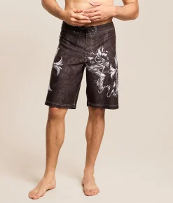 Bottoms | Affliction Jump Stretch Boardshort Black
