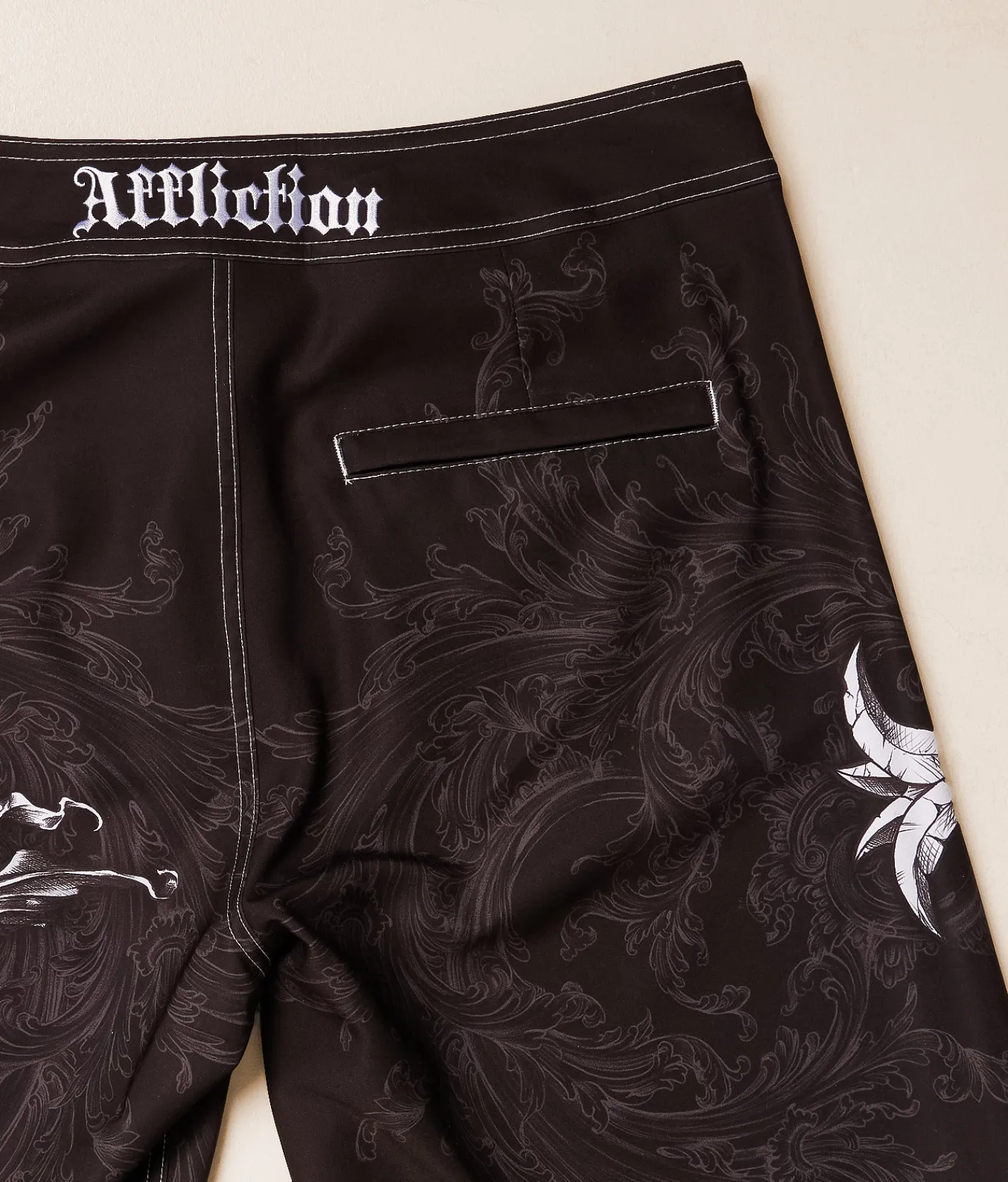 Bottoms | Affliction Jump Stretch Boardshort Black