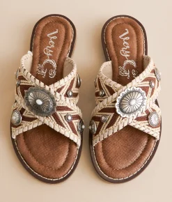 Shoes | Very G Jungle Western Sandal Brown