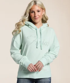 Ariat Just Hooded Sweatshirt Beach Glass Heather Outlet