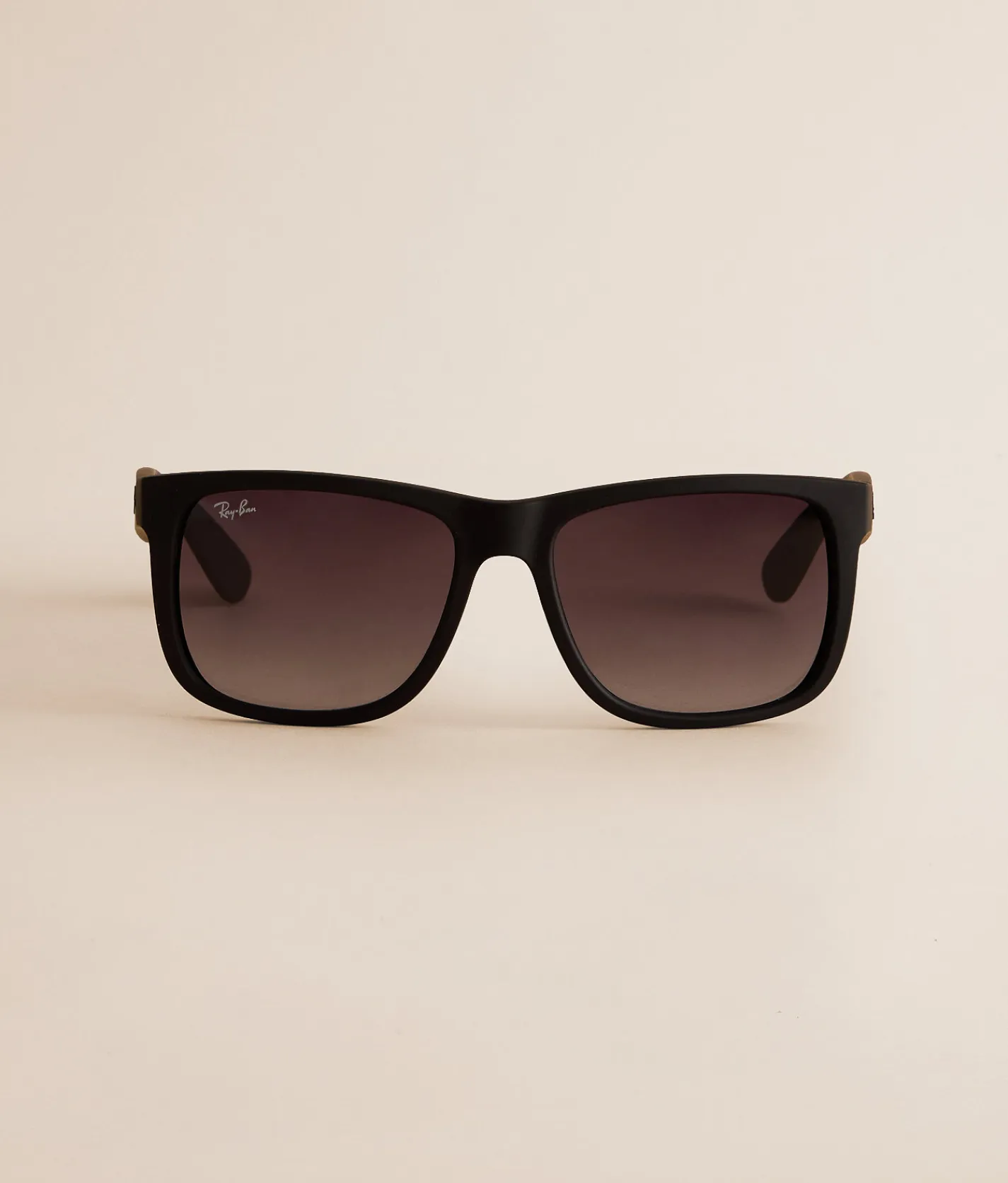 Ray-Ban® Justin Sunglasses Rubber Black Light Grey G Best